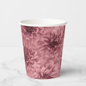 光のクラスターMauve Dahlias 紙コップ (裏面)