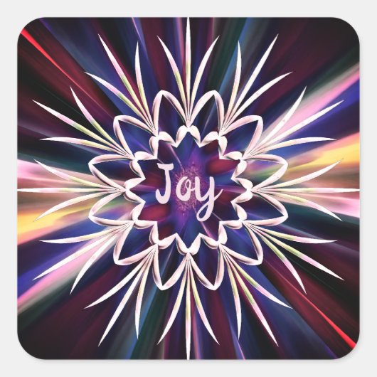 光のスプラッシュ！ スクエアシール (正面)