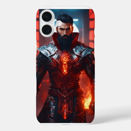 「光のスーパーヒーロー:iPhoneカバーケース」 Case-Mate iPhoneケース (裏面)