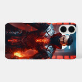 「光のスーパーヒーロー:iPhoneカバーケース」 Case-Mate iPhoneケース (裏面 (横))