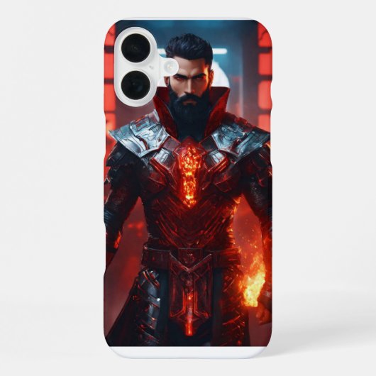 "光のスーパーヒーロー: iPhone カバーケース" iPhoneケース (裏面)