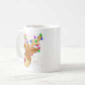 光のトナカイ コーヒーマグカップ (正面左)