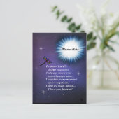 光のドラゴンフライに ポストカード (スタンド正面)