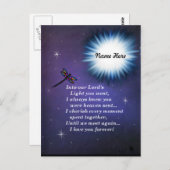 光のドラゴンフライに ポストカード (正面/裏面)