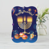 光のハヌカ祭りの喜び 招待状 (スタンド正面)