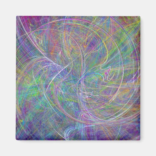 光のハート – アクアフレイムス&インディゴスワーズ マグネット (正面)