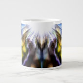 光のバースト ジャンボコーヒーマグカップ (正面)