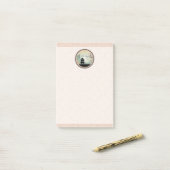 光のパゴダ線"希望" ポストイット (デスク上)