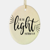 光のマタイ5:14 セラミックオーナメント (右)