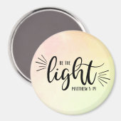 光のマタイ5:14 マグネット (正面/裏面)