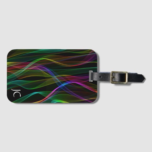 光のリボン ラゲッジタグ (正面横)