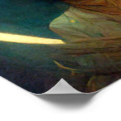 光のリングや輪2ファンタジーSci-fi ポスター (角)