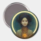 光のリングや輪2ファンタジーSci-fi マグネット (正面/裏面)