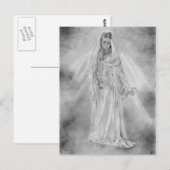 光のレディ・オーロラ葉書 ポストカード (正面/裏面)