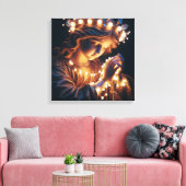 光のロザリオ5 キャンバスプリント (インサイチュ (リビング))