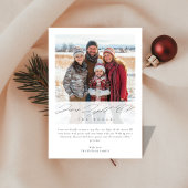 光の世界の宗教的なクリスマスの写真 シーズンカード