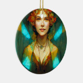 光の中でアールヌーボーファンタジー セラミックオーナメント (右)