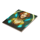 光の中でアールヌーボーファンタジー タイル (側面)