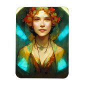 光の中でアールヌーボーファンタジー マグネット (縦)