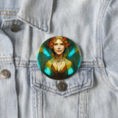 光の中でアールヌーボーファンタジー 缶バッジ (インサイチュ)