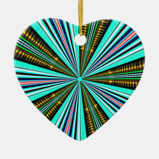 光の中に入る セラミックオーナメント (正面)