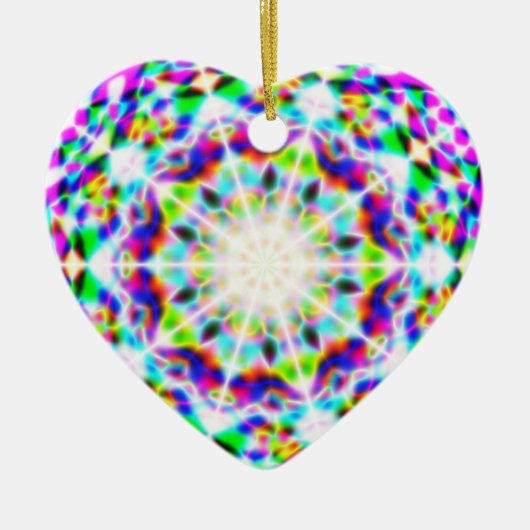 光の中に入る セラミックオーナメント (正面)