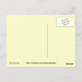 光の中に立つオリジナル絵画 ポストカード (裏面)