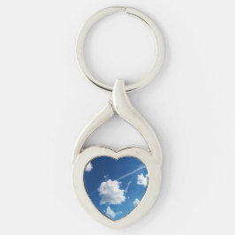 光の中の小さな雲 キーホルダー