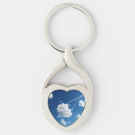 光の中の小さな雲 キーホルダー (正面)