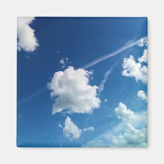 光の中の小さな雲 マグネット (正面)