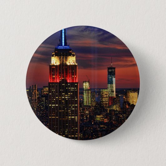 光の中の献上品World Trade Cntr ESB #2 缶バッジ (正面)