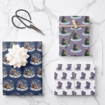 光の中の金属岩礁ラッピング紙シート