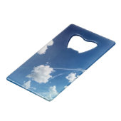 光の中の雲 クレジットカード栓抜き (裏面アングル)