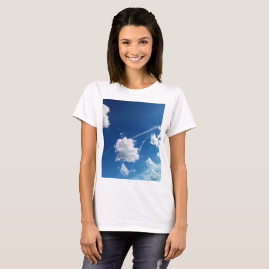 光の中の雲 Tシャツ (正面フル)