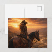 光の中の馬 | 馬の芸術 | ポストカード (正面/裏面)