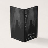 光の中へ - さようなら私の愛する人 感謝カード (外部)