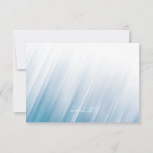 光の中へ 哀悼カード 3.5"x5" (裏面)