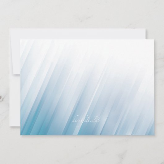 光の中へ 追悼カード (裏面)