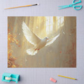 光の切り離し絵を描の白い鳩 薄葉紙 (クラフト)