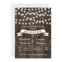 光の列，木材と旗の素朴結婚な