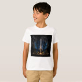 光の剣 フラクタルアート Tシャツ (正面フル)