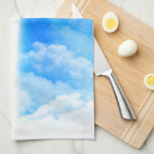 光の十字架イエスキリストカスタマイズ可能なクリスチャン キッチンタオル (四つ折り)