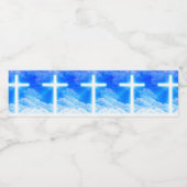 光の十字架イエスキリストカスタマイズ可能なクリスチャン ペットボトルラベル (シングルラベル)