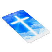 光の十字架イエスキリストカスタマイズ可能なクリスチャン マグネット (右側)