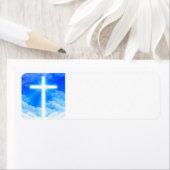 光の十字架イエスキリストカスタマイズ可能なクリスチャン ラベル (インサイチュ)