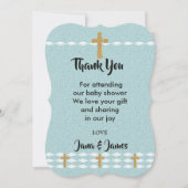 光の十字架 イエス・キリストに感謝します 招待状 (正面)