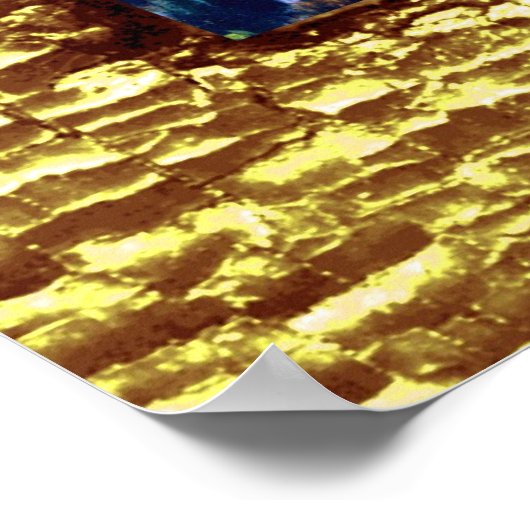 光の反射 ポスター (角)