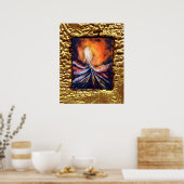 光の反射 ポスター (キッチン)