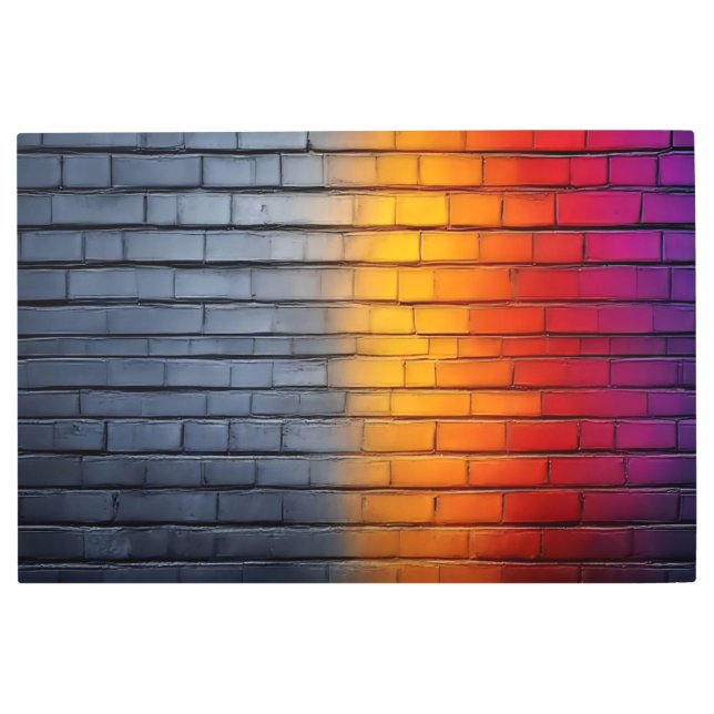 光の境界 メタルプリント (正面)