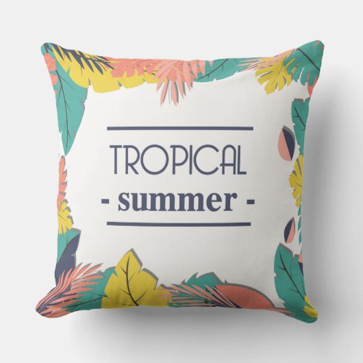 光の夏の装飾用クッション クッション (正面)